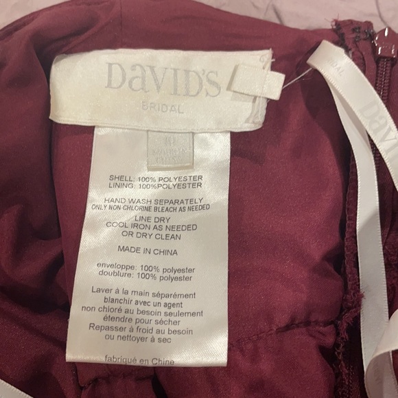 Long Strapless Chiffon Dress and Pleated Bodice DA - Picture 4 of 4